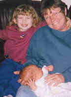 Sam, Grandma, and Baby Shannon